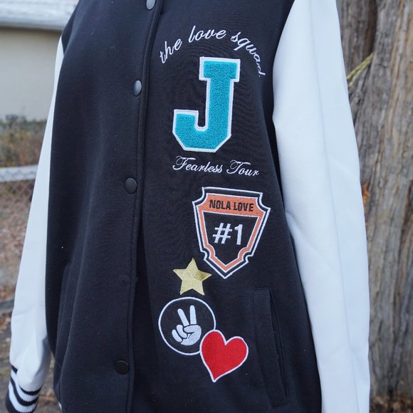 Black Varsity Jacket - Picture 2 of 8